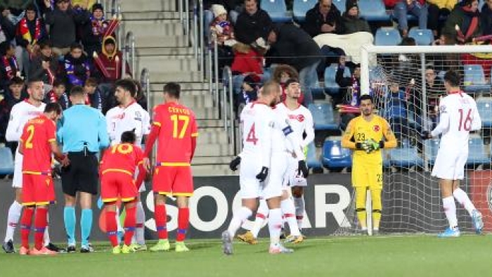 A Milli Takımımız son maçında Andorra'yı 2-0 mağlup etti