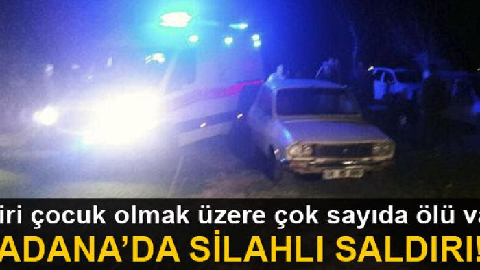 Adana'da silahlı saldırı: Aynı aileden 5 kişi öldü!