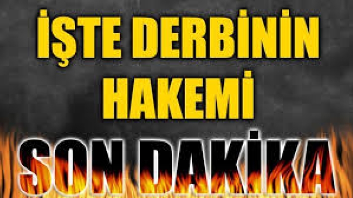 Beşiktaş - Galatasaray derbisini yönetecek hakem açıklandı