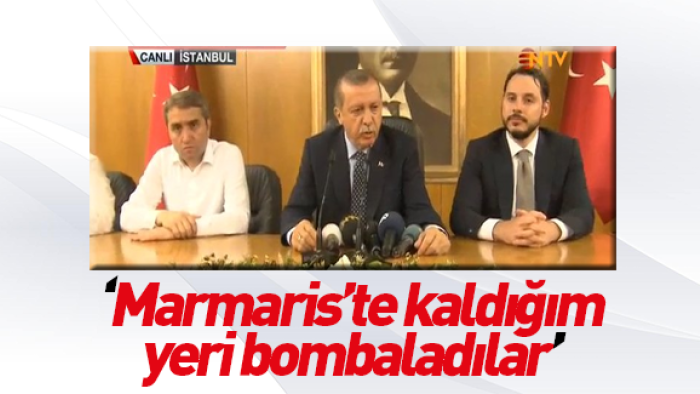 Erdoğan'ın kaldığı oteli bombaladılar!