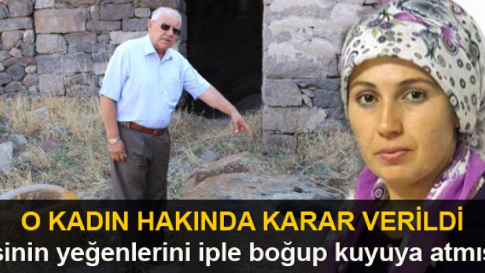Kayseri'deki "kuyu cinayeti" davasında karar