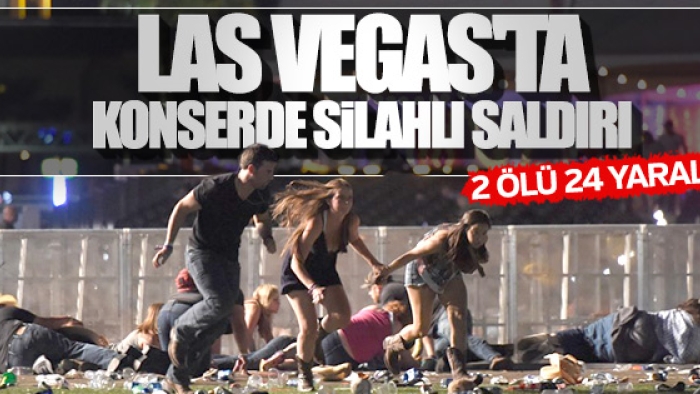 Las Vegas'ta Konsere Silahlı Saldırı Anı