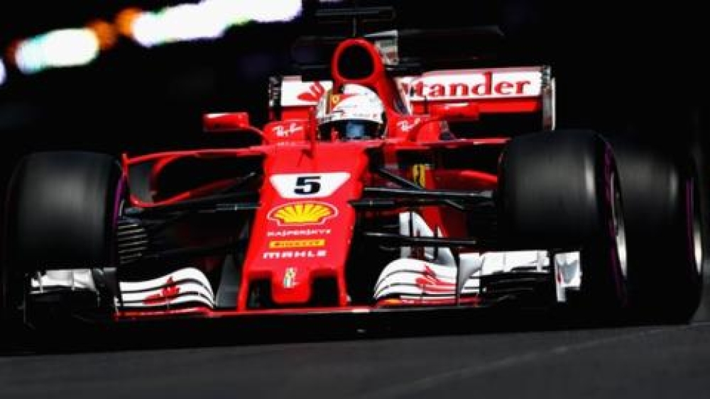 Sebastian Vettel hızlı, Monaco'da sekizinci Lewis Hamilton