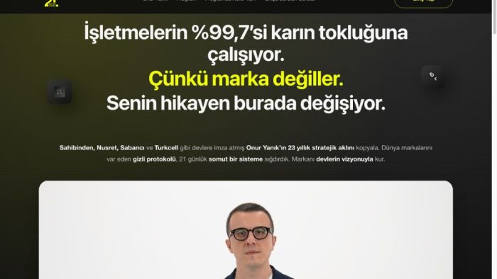 21 Günde Marka ile kısa sürede kendi markanı kurmak mümkün!