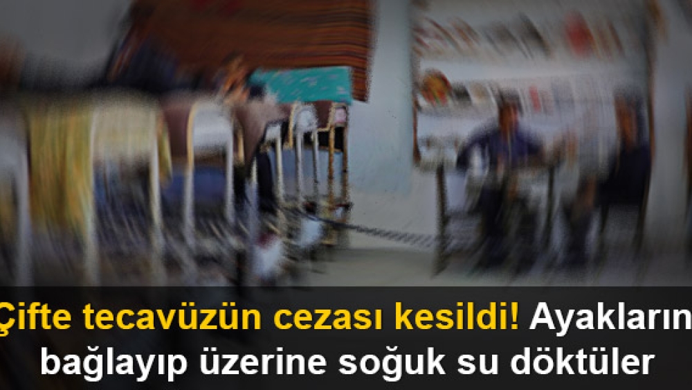 Ayaklarını bağlayıp üzerine soğuk su döktüler