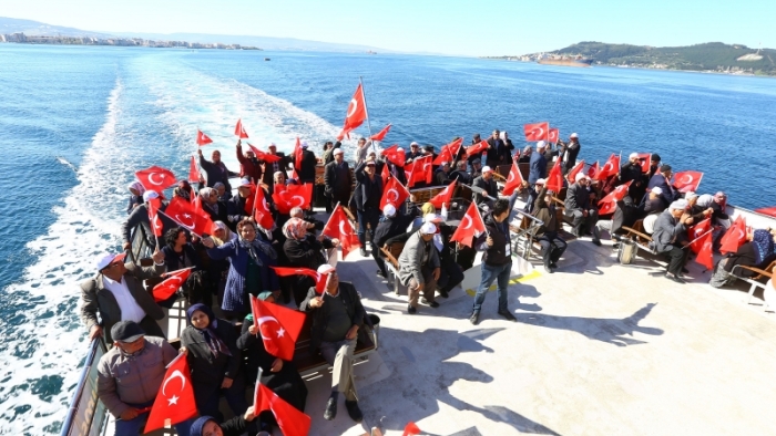 Boğaz turunda Çanakkale Zaferi anlatıldı