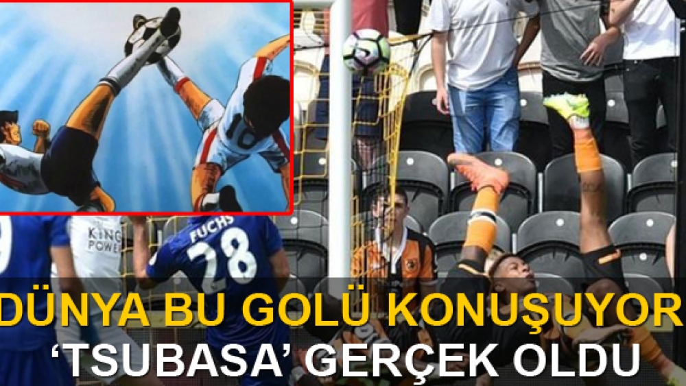 Dünya bu golü konuşuyor "Tsubasa" gibi gol attılar