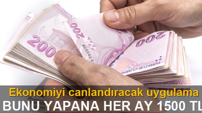 Ekonomiye kan verecek uygulama 