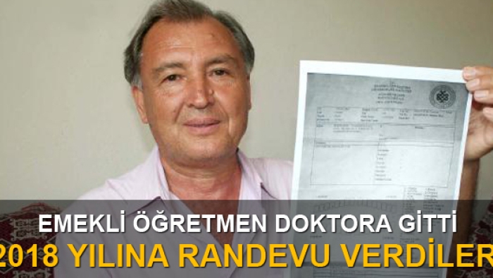 Emekli öğretmenin diş dolgusuna 743 gün sonrasına randevu