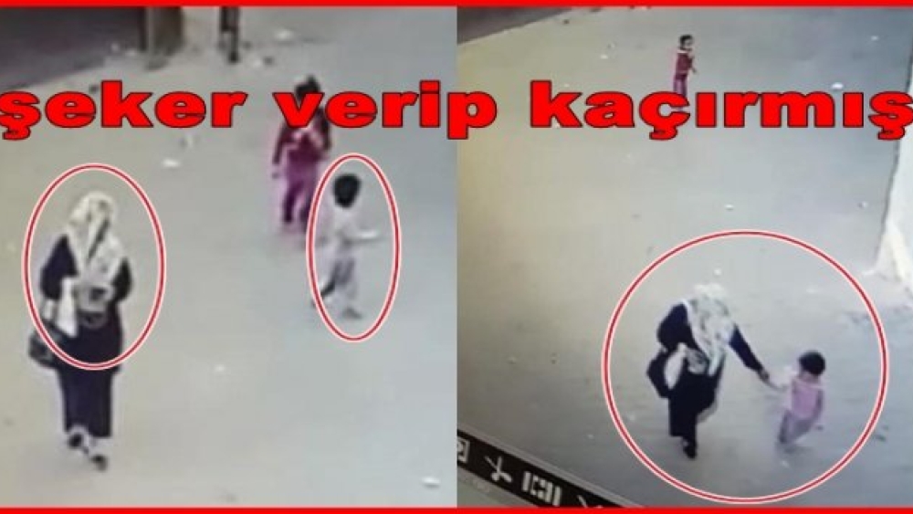 İşte Gaziantep'te kaçırılan Kübra'nın güvenlik kamerası görüntüleri