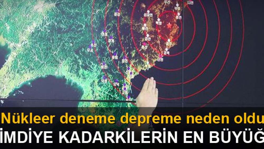 Nükleer deneme depreme sebep oldu