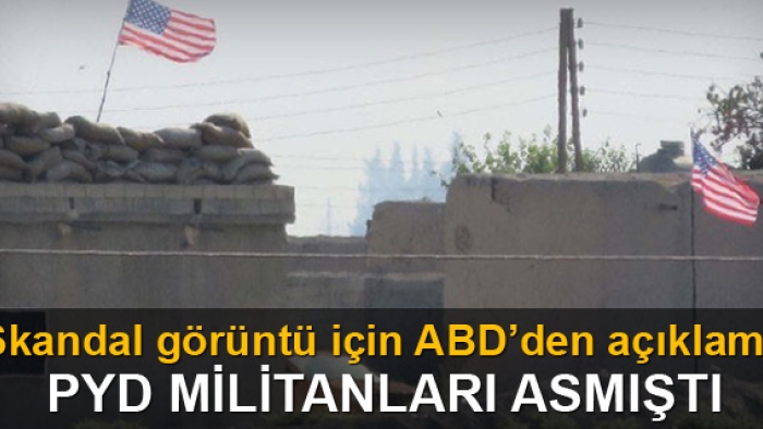 PYD'nin astığı bayrak ile ilgili açıklama