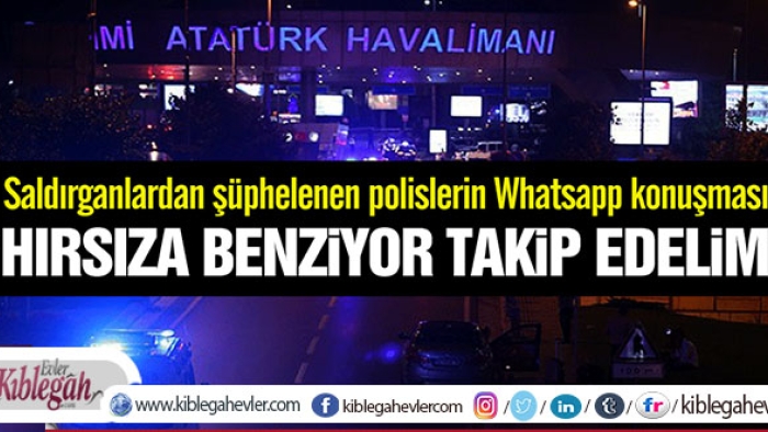 Saldırganlardan şüphelenen polis Whatsapp Konuşması