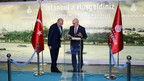 TBMM Başkanı Kahraman'dan Başkan Uysal'a Ziyaret