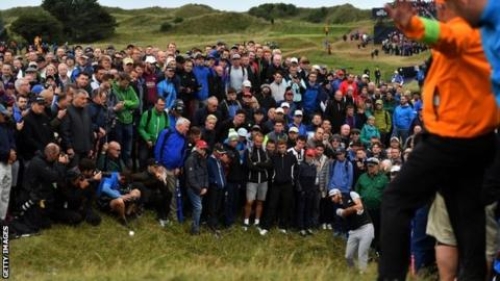 The Open 2017: Jordan Spieth iki atış yapıyor