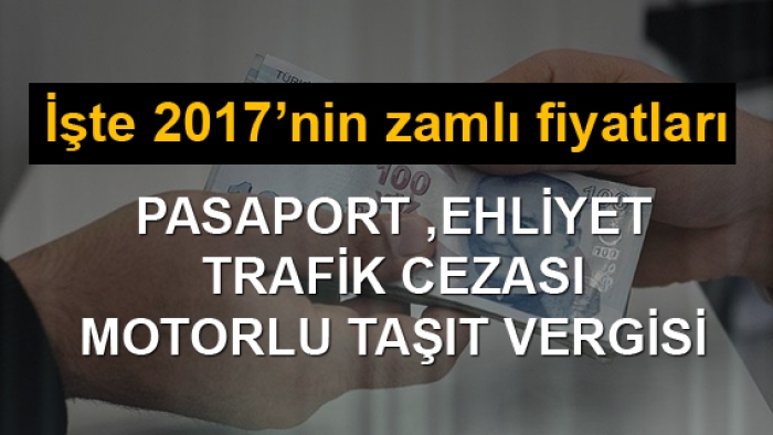 Yeni dönemde yeni zamlı fiyatlar